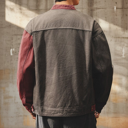 Color Block Work Jacket P1830